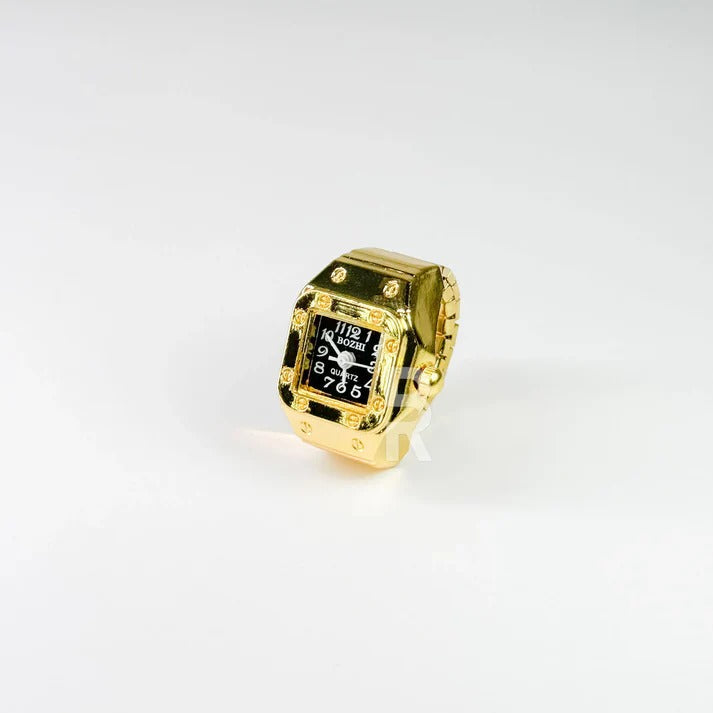 NOTUS RING | GOLD BLACK