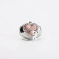 HEART RING AFRODIT | SILVER PINK