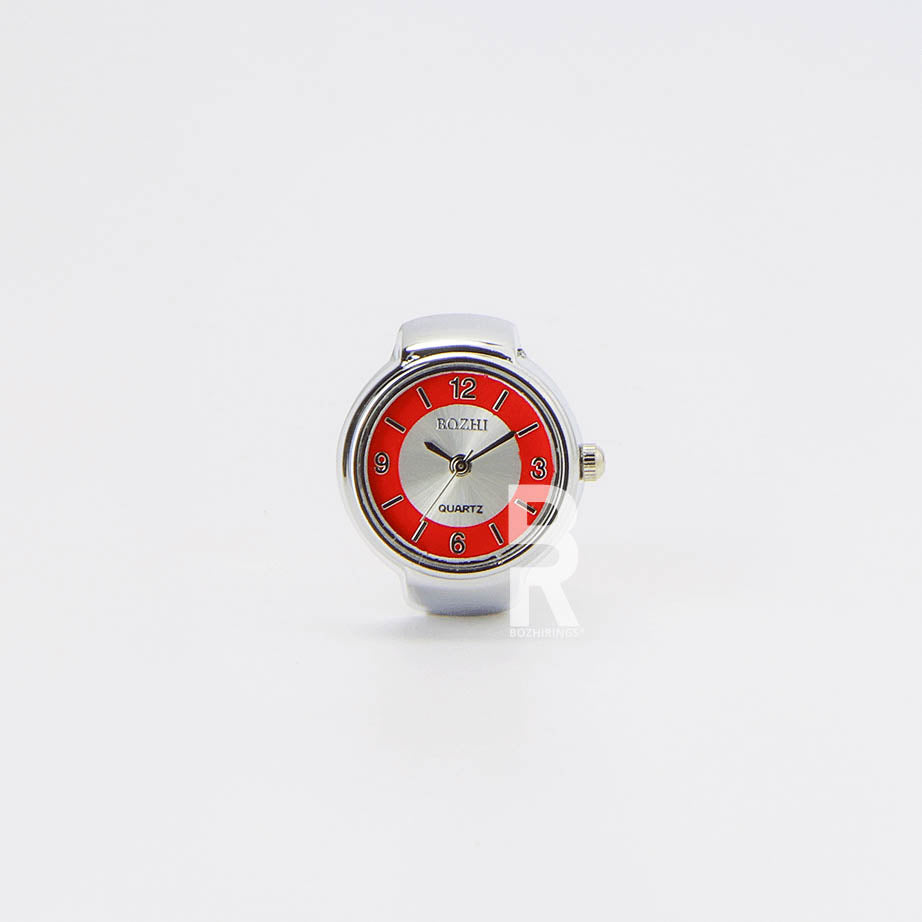 NYX RING | SILVER RED