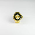 NYX RING | GOLD BLACK