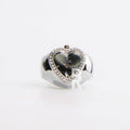 HEART RING AFRODIT | SILVER GRAY
