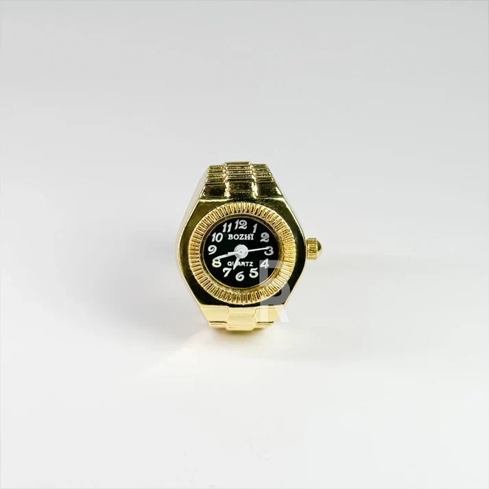 HYPNOS RING | GOLD BLACK