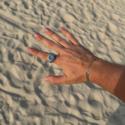 MILANO RING | SILVER BLUE