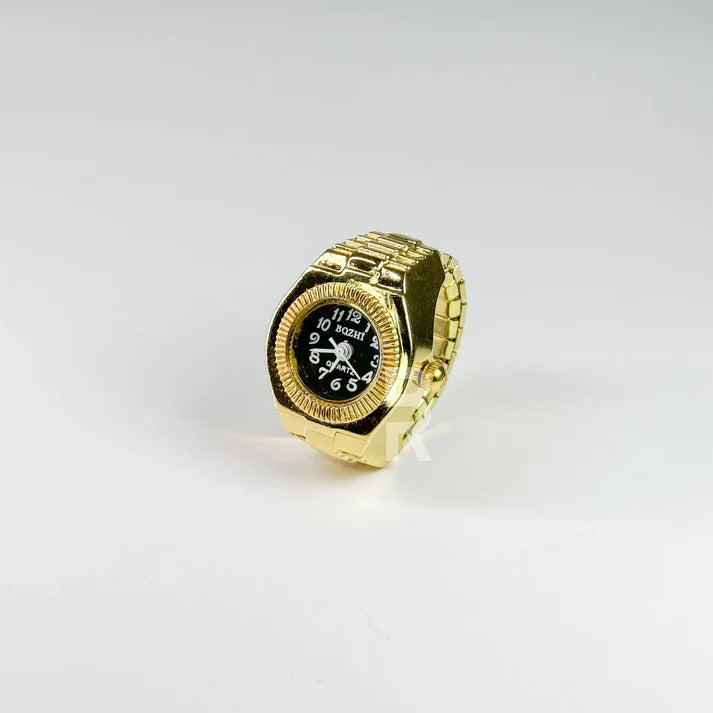 HYPNOS RING | GOLD BLACK
