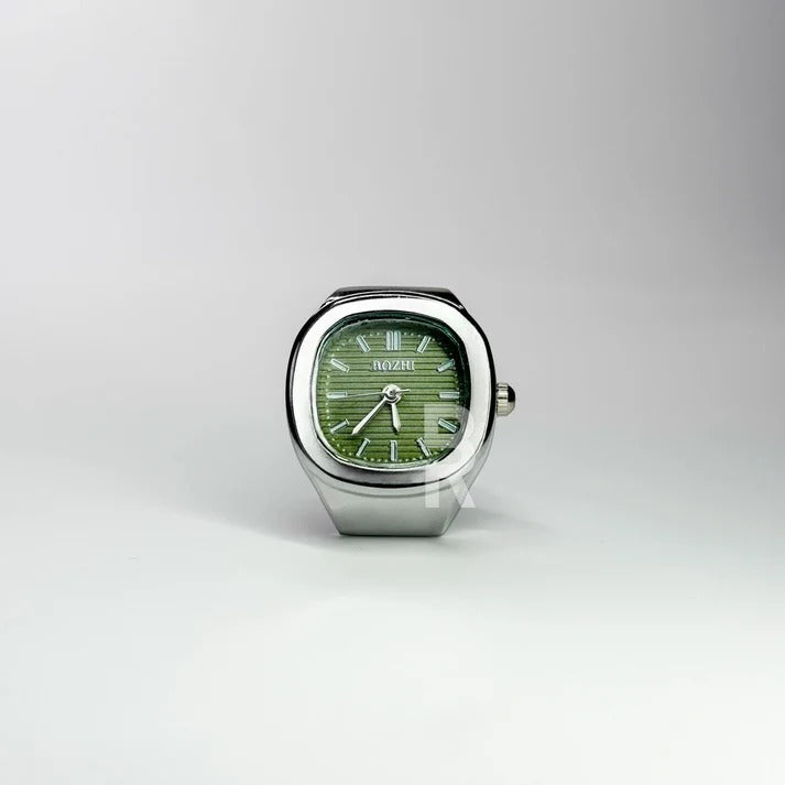 APOLLON RING | SILVER GREEN