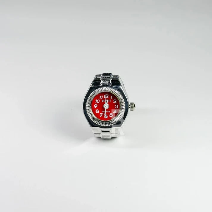 HYPNOS RING | SILVER RED