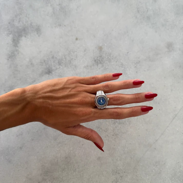 MILANO RING | SILVER BLUE