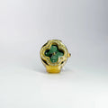 ATHENA RING | GOLD GREEN