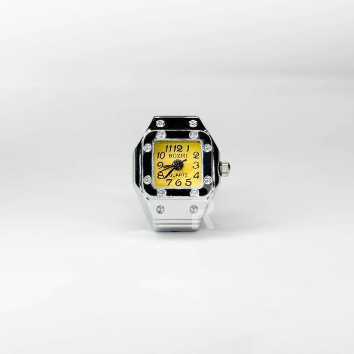 SANTOS RING | SILVER WHITE