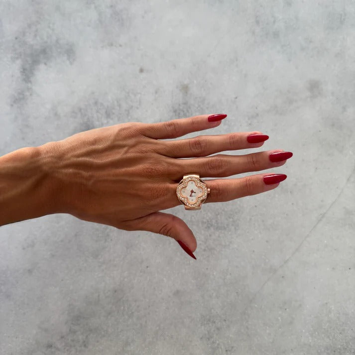 ATHENA RING | ROSE WHITE
