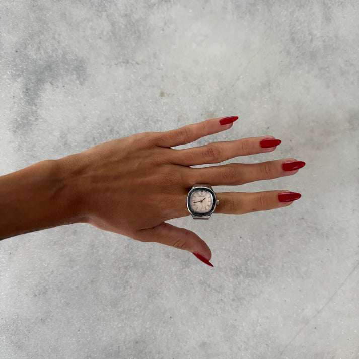 APOLLON RING | SILVER PINK