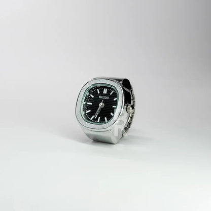 NAUTILUS RING | SILVER BLACK