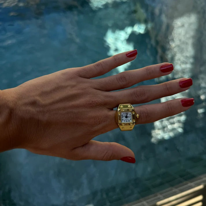 NOTUS RING | GOLD WHITE