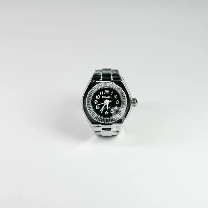 HYPNOS RING | SILVER BLACK