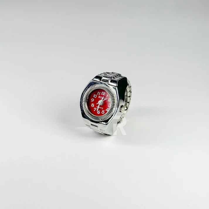 HYPNOS RING | SILVER RED