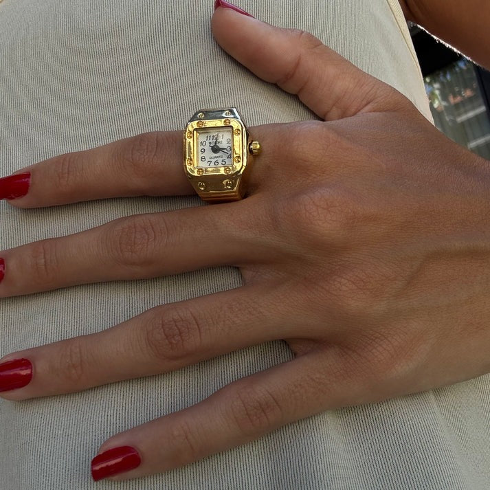 NOTUS RING | GOLD WHITE