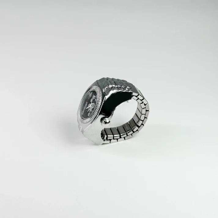 HYPNOS RING | SILVER BLACK